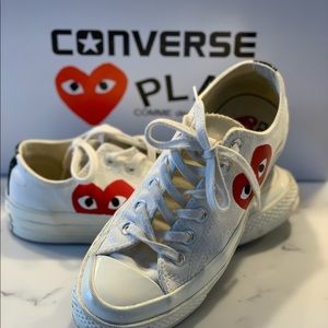 Sz 7 Converse + Comme Des Garçons Sneakers